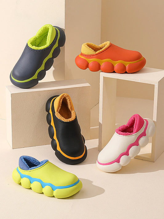 Fashion Casual Indoor Going Out Non-Slip Keep Warm Waterproof Flat Shoes