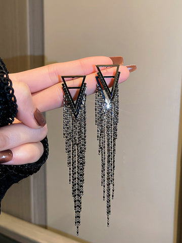 Original Statement Rhinestone Geometric Earrings