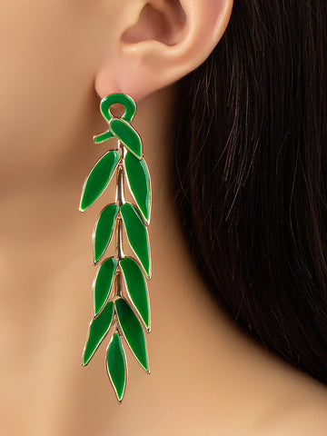 Leaves Shape Drop Earrings