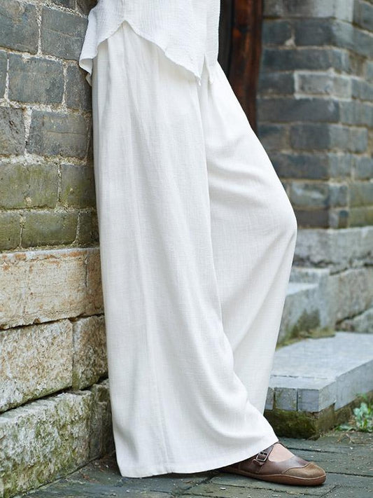 Vintage Casual Yoga Loose Wide Leg Pants