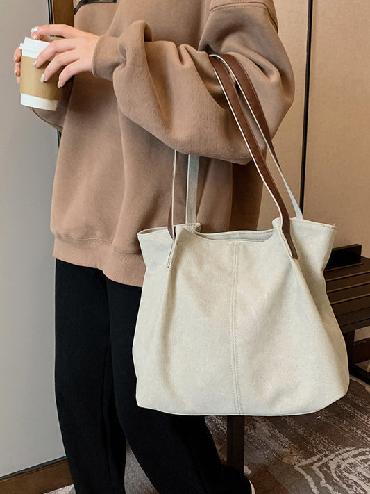 Simple Casual Canvas 3 Colors Bag